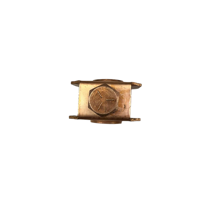 Grounding Rod Clamp 3/4 Size 19mm (Copper Plated)