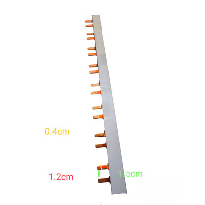HIMEL_Bus_Bar_2P_for_2_Pole_Miniature_Breaker_16Pins_-_HBBT2P63A15P_16P___with_Dimension_ Electx