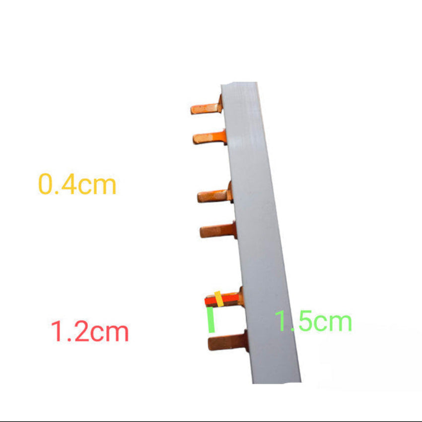 HIMEL_Bus_Bar_2P_for_2_Pole_Miniature_Breaker_6Pins_-_HBBT2P63A15P_6P___with_Dimension_