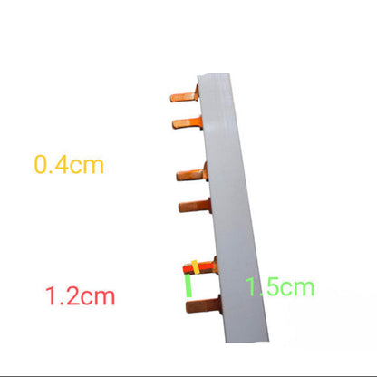 HIMEL_Bus_Bar_2P_for_2_Pole_Miniature_Breaker_6Pins_-_HBBT2P63A15P_6P___with_Dimension_
