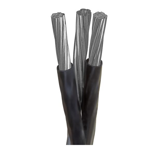 Hallux Service Drop Wire Triplex AWG 10 50mm 2 Cable Insulated and 1 Bare 500metersRoll