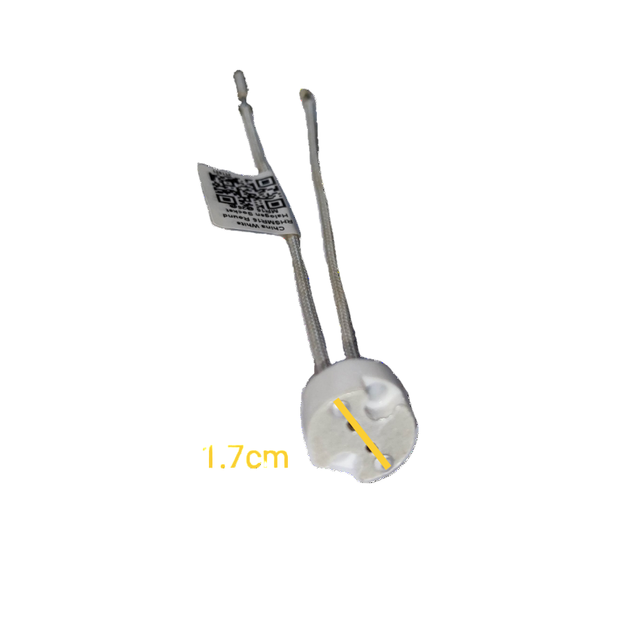 Halogen Pin Type Socket GY5.3 Round 100W with compact design for lighting installation and accessories