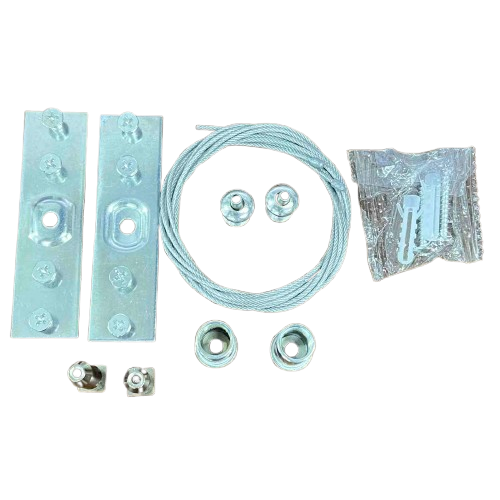 Hanging Accessories ( 2pcs Anti rust Wire 1meter each + 2pcs Stainless sheet +2pcs Connecting Pcs + 4pcs Screws) For Track Light