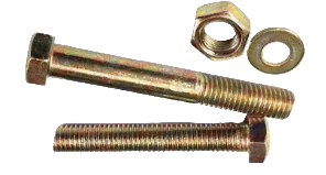 Hexabolt with nut and washer 12mm x 110mm