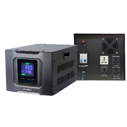 Himark 5000W AVR Low Input Voltage Series ( Pure Black) 90V-240V Input 220V and 110V Output SVL-5000 VA SL