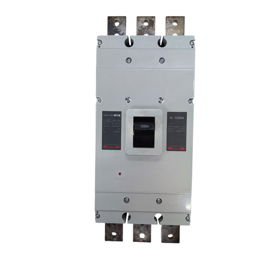 Himel 1250A 3 Pole 220V Molded Case Circuit Breaker 800V Max 85KAIC 400V Industrial Circuit Breaker MCCB HDM31250N125033SXX