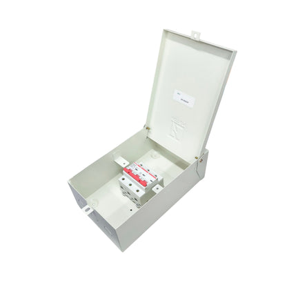Himel 125A 3P 10KAIC 220V Miniature Circuit Breaker with Nema 3R Enclosure Weatherproof HDB3w125H3C125
