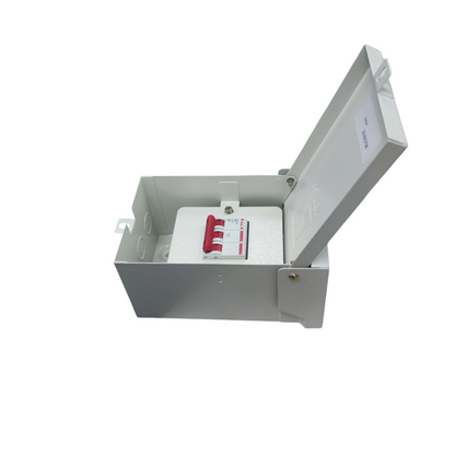 Himel 16A 3Pole 6KAIC 220V Miniature Circuit Breaker with Nema 3R Enclosure Koten K63N NEMA3RE-2P/3P+HDB3wN3PC16