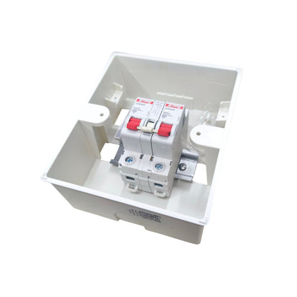 Himel MTS 2A 1 Pole 6 Kaic 220V with Enclosure ZY ZY2-4WAYSST/2XHDB3WN1C2+HDB3W63HS