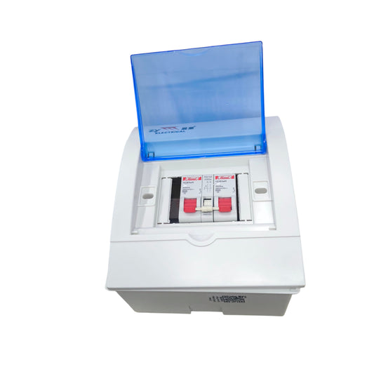 Himel MTS 2A 1 Pole 6 Kaic 220V with Enclosure ZY ZY2-4WAYSST/2XHDB3WN1C2+HDB3W63HS