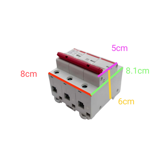 Himel 125A 3Pole Miniature Circuit Breaker 10KAIC 220V HDB3w125H3C125 Electx Electrical Supply