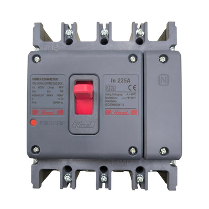 Himel 225A 4 Pole Industrial Circuit Breaker 220V 60KAIC 400V MCCB HDM3250N225B3XX