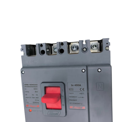 Himel 400A 4 Pole 220V 70 KAIC 400V Industrial Circuit Breaker MCCB HDM3400N400B3XX
