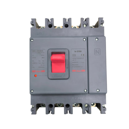 Himel 630A 4 Pole 220V Industrial Circuit Breaker MCCB 70 KAIC 400V HDM3630N630B3XX