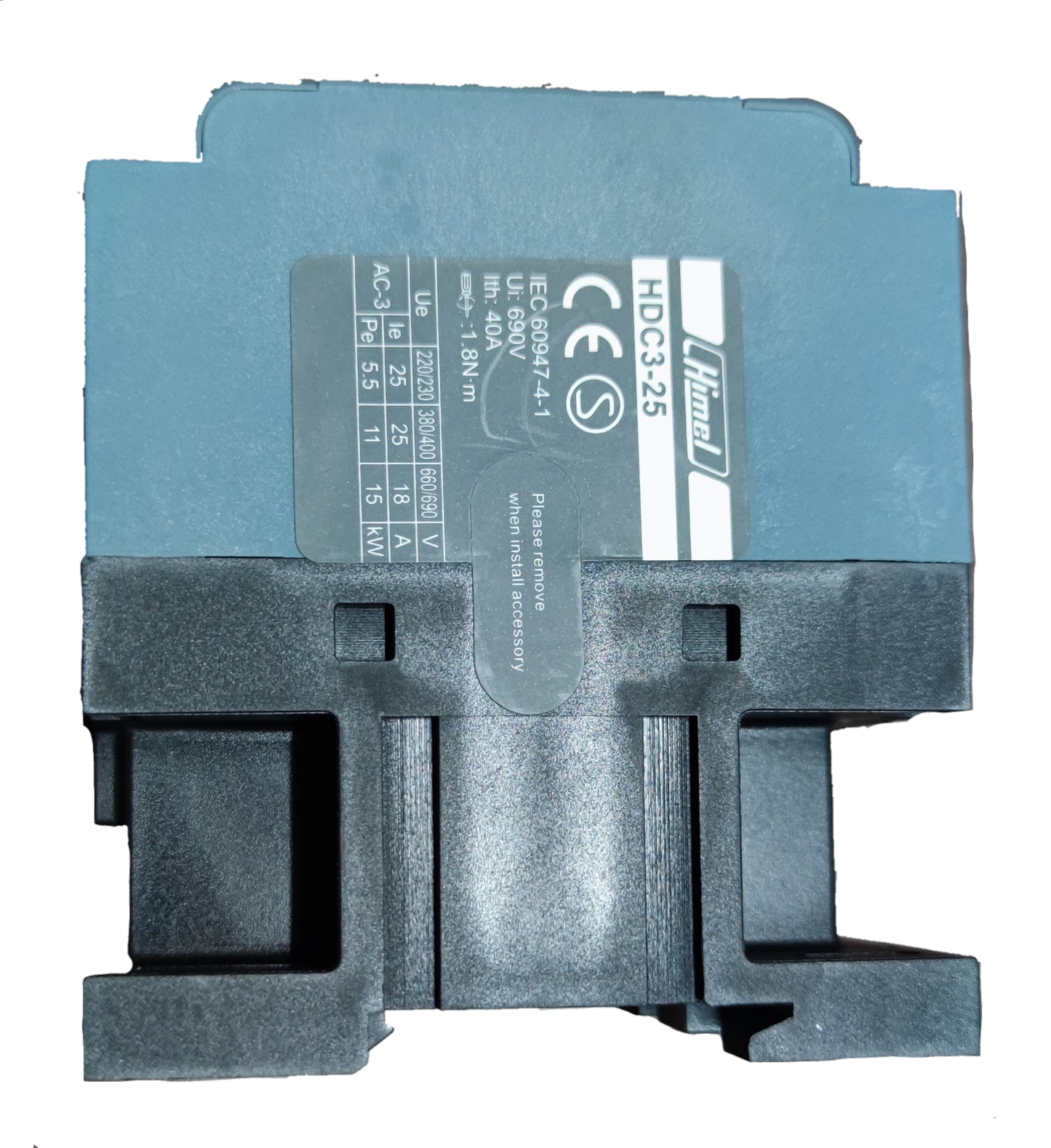 Himel Magnetic Contactor 25A 220V Coil 1NO/ 1NC HDC32511M7 Electx Electrical Supply 6