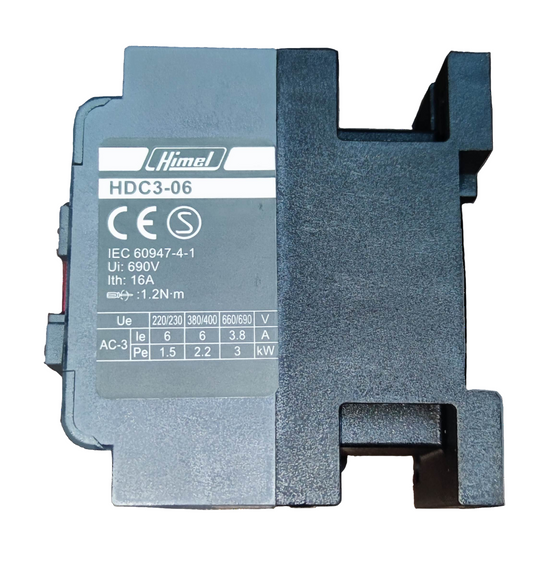 Himel Magnetic Contactor 6A 220V Coil 4NO HDC3061M7 Electx Electrical SUpply
