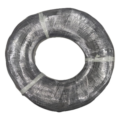 Coiled wire on a white background