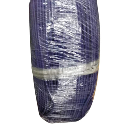 Clear plastic wrap on a white background