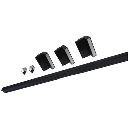 ILLUMIQ TERRA Magnetic Track Light 1 Meter 26mm with 3pcs 6W LED Foldable Flood Warm White 3000K 220V