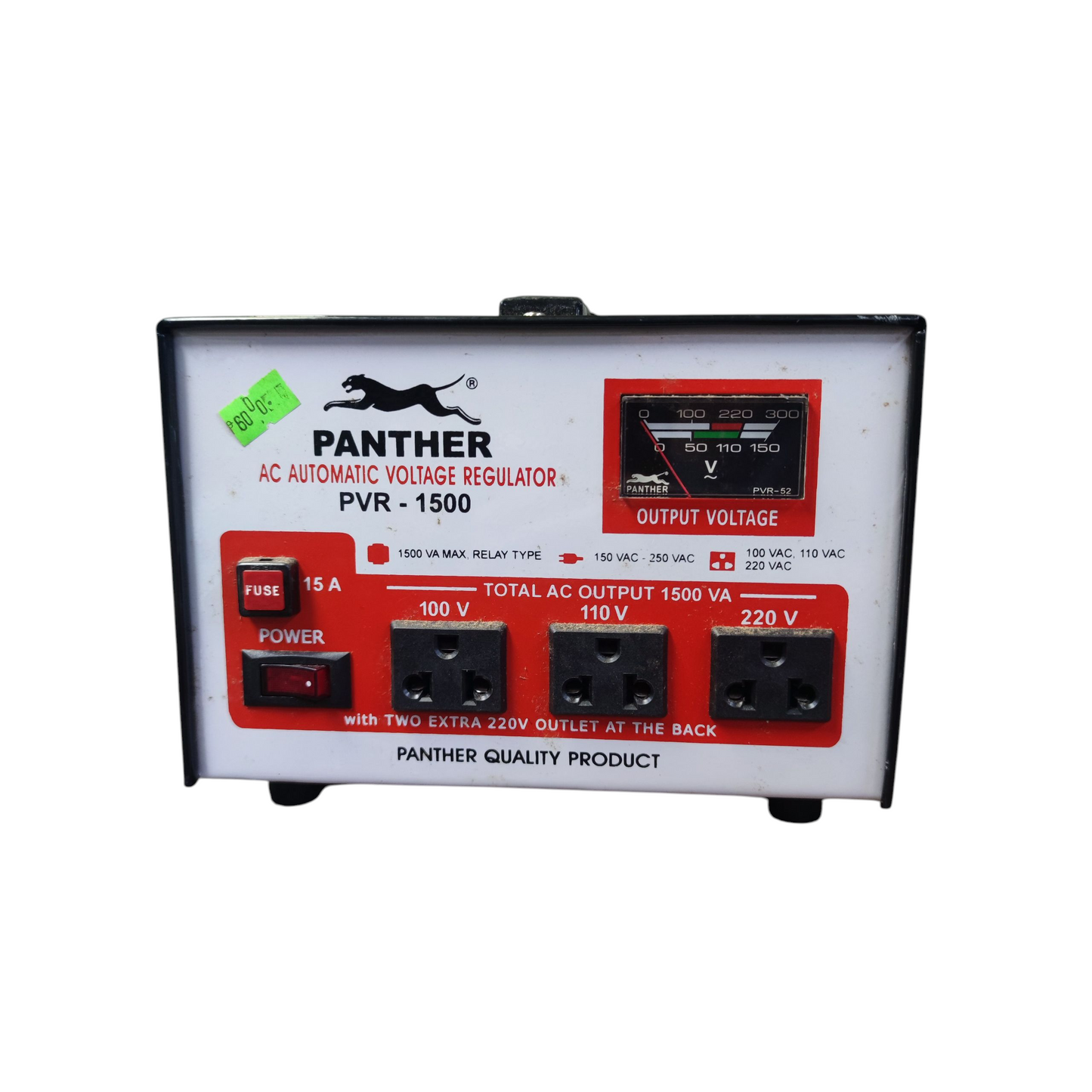 Panther 1500W Automatic Voltage Regulator PVR-1500