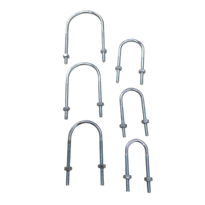 McGill 1/4 x 1/2 U Bolt Zinc Plated Steel MGUBLT-1/4-1/2