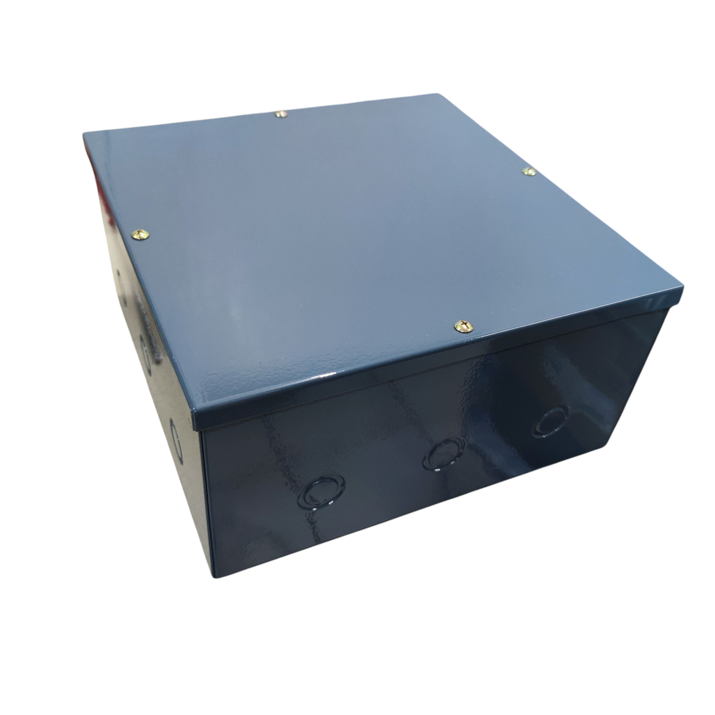 Pull Box 12 x 12 x 6 Inches Gauge 18 1.024mm Powder Coated Gray