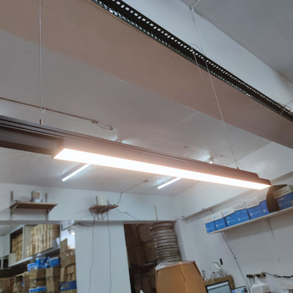 Illumiq Terra 36W Magnetic Track Light with 1 Meter Track Bar 20mm 3000K Warm White and 100W Power Supply Pendant Mounting 1200mm x 70mm x 40mm