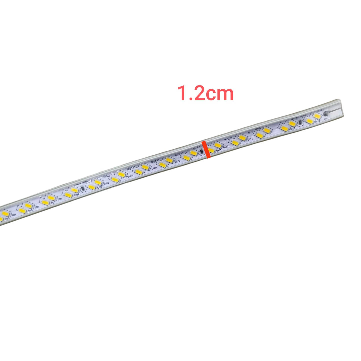 LED SMD Soft Stip Light Daylight 6500K 120LED Clear Body #5730 100 Meters Per Roll ( 1 Roll)