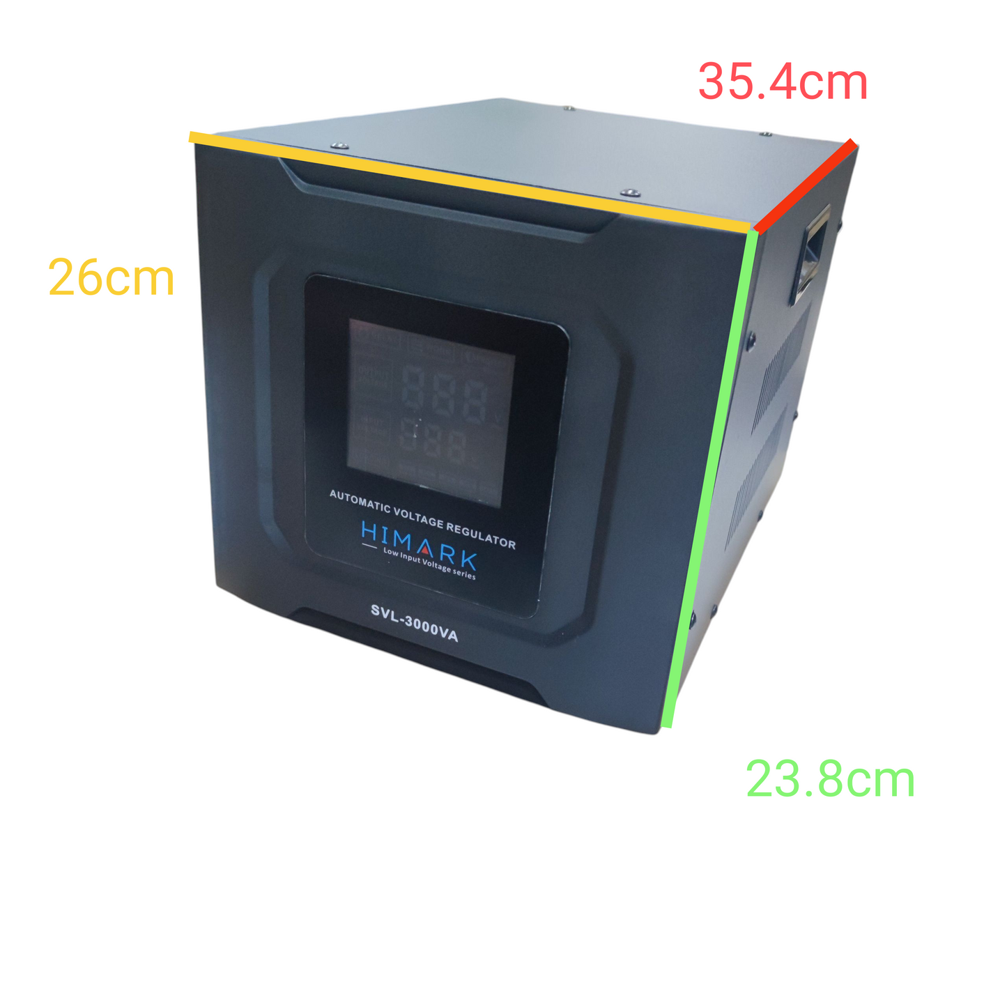 Himark 3000W AVR Low Input Voltage Series ( Pure Black) 90V-240V Input 220V and 110V Output SVL-3000 VA