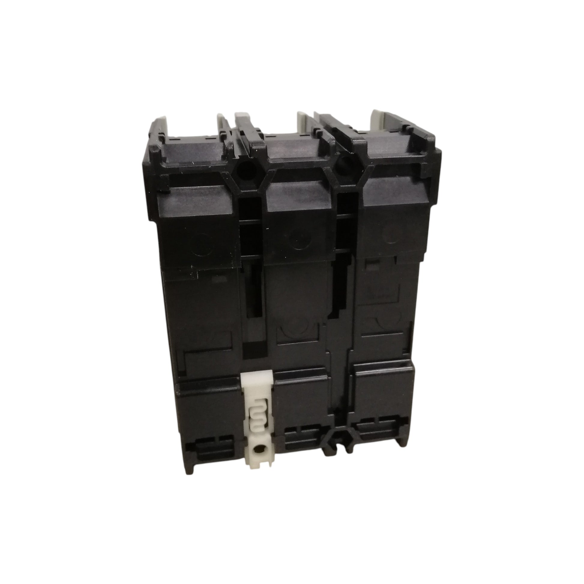 Fuji MCCB 20A 3 pole circuit breaker. Black 3 pole molded case breaker for industrial panel wiring