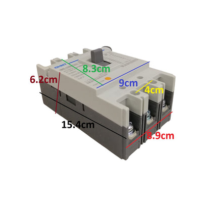 Chint MCCB 100A 3P NM1-125S/3300 Molded Circuit Breaker 230V 42kaic 415V 25kaic 690V 3kaic