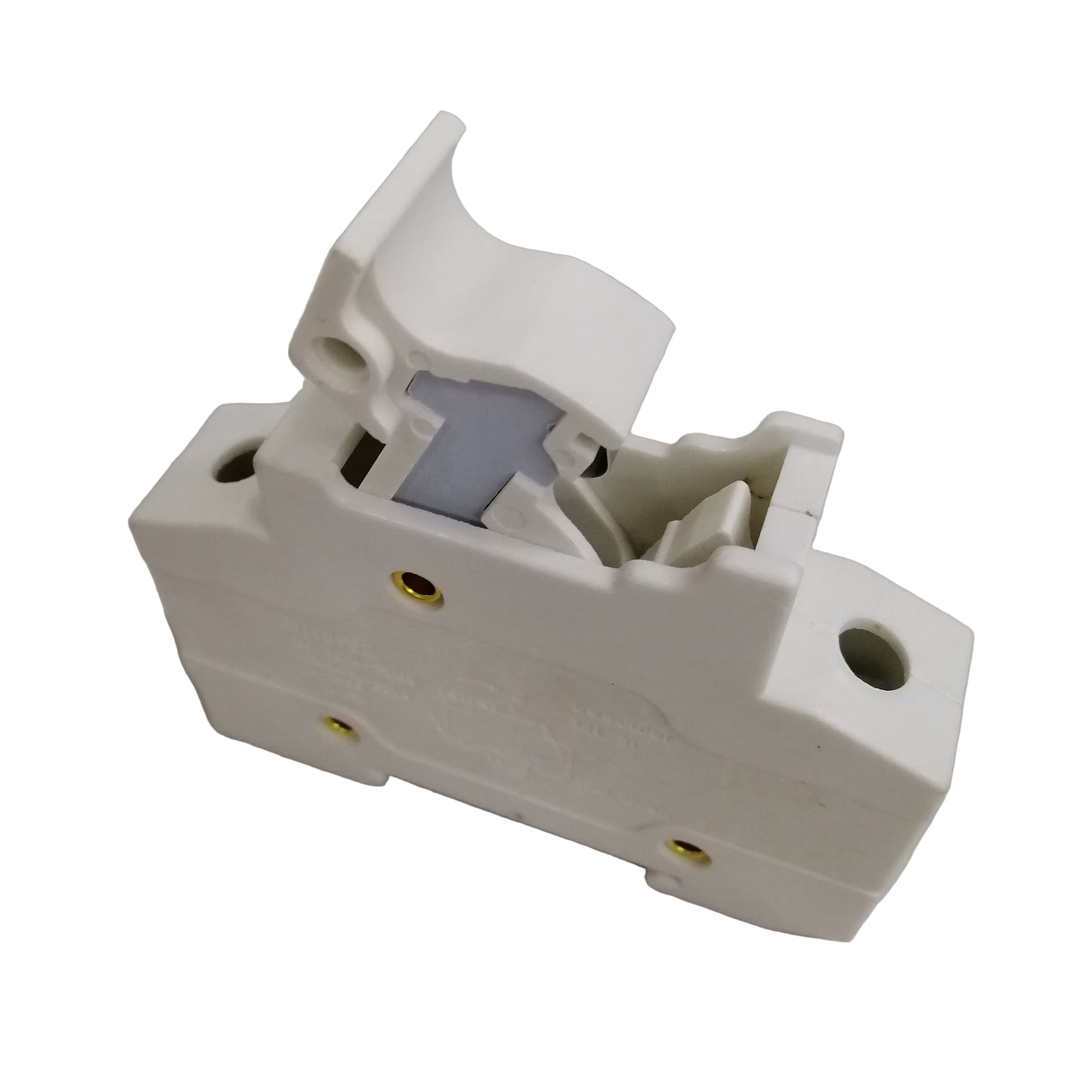 Wixim DIN Rail Fuse Holder for 10X38mm Ceramic Fuse 1 Pole