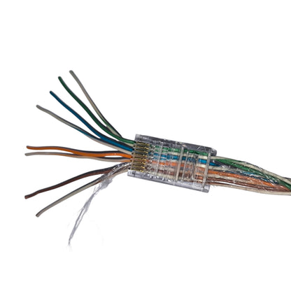 AMP CAT5E RJ45 Connector Pass Through Type