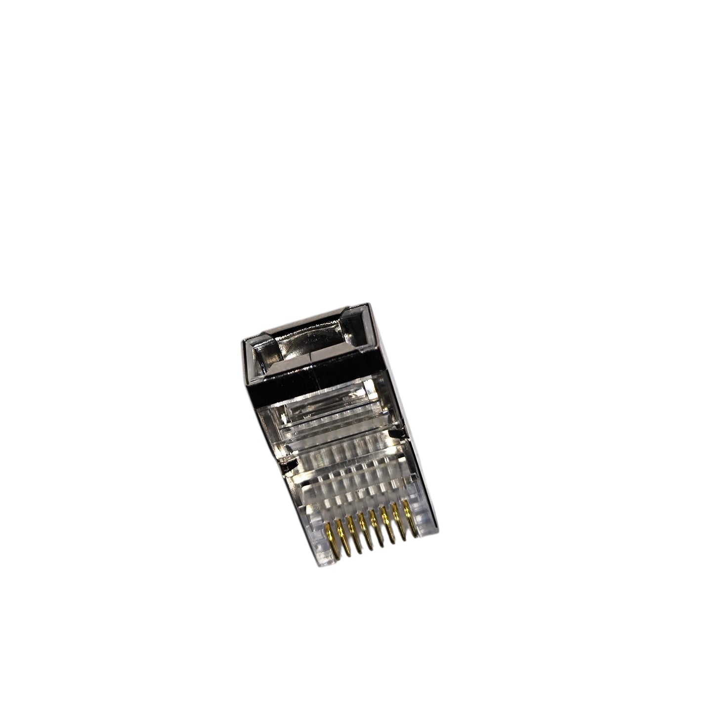 AMP CAT6E RJ45 Shielded Metal Connector Pass Through Type