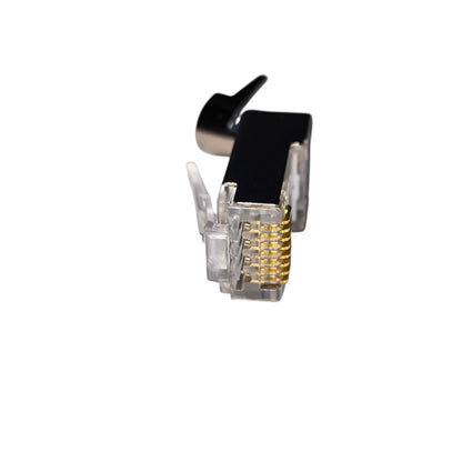 AMP CAT 7 RJ45 Connector Shielded Metal Pass Through ( 100PCS) Per Order