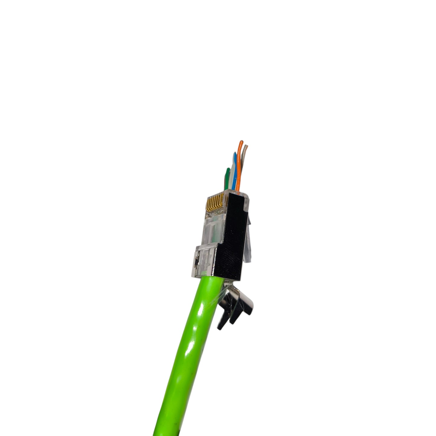 AMP CAT 7 RJ45 Connector Shielded Metal Pass Through Type (5PCS) Per Order