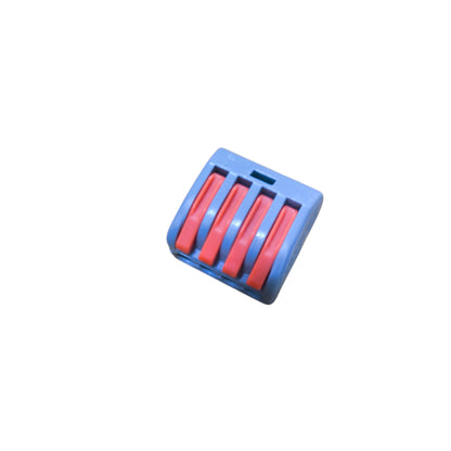 Wire Connector 32A 250V 4 Wires 0.08mm to 2.5mm PCT-214 Wire Terminal Connector to Connect 4 Wires