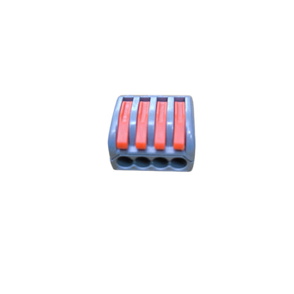Wire Connector 32A 250V 4 Wires 0.08mm to 2.5mm PCT-214 Wire Terminal Connector to Connect 4 Wires