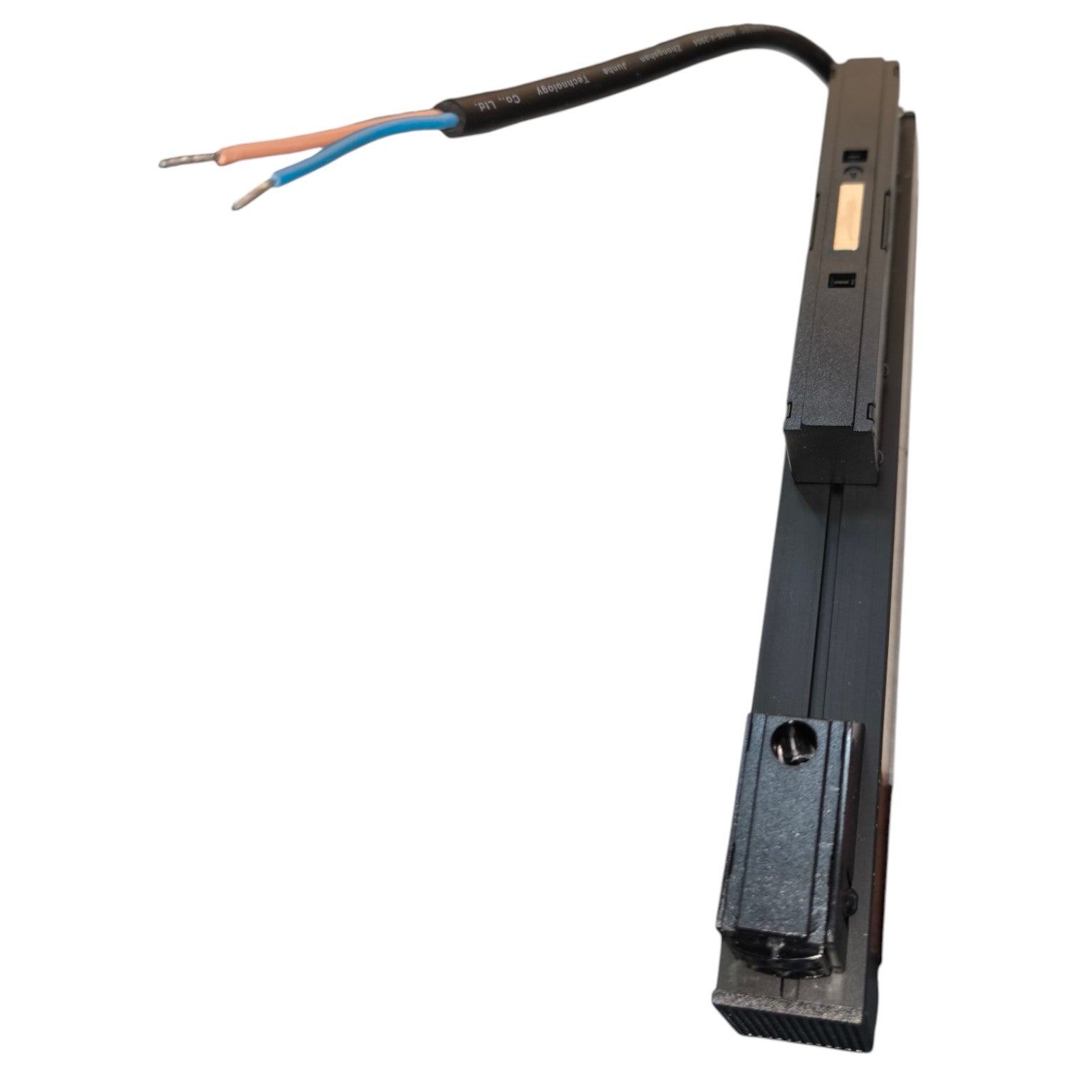 Electrical component with wires on a white background