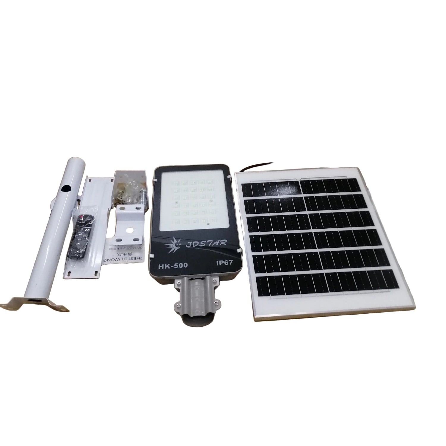 JD Star Solar Street Light 500W Daylight, IP67 Solar Street Lamp