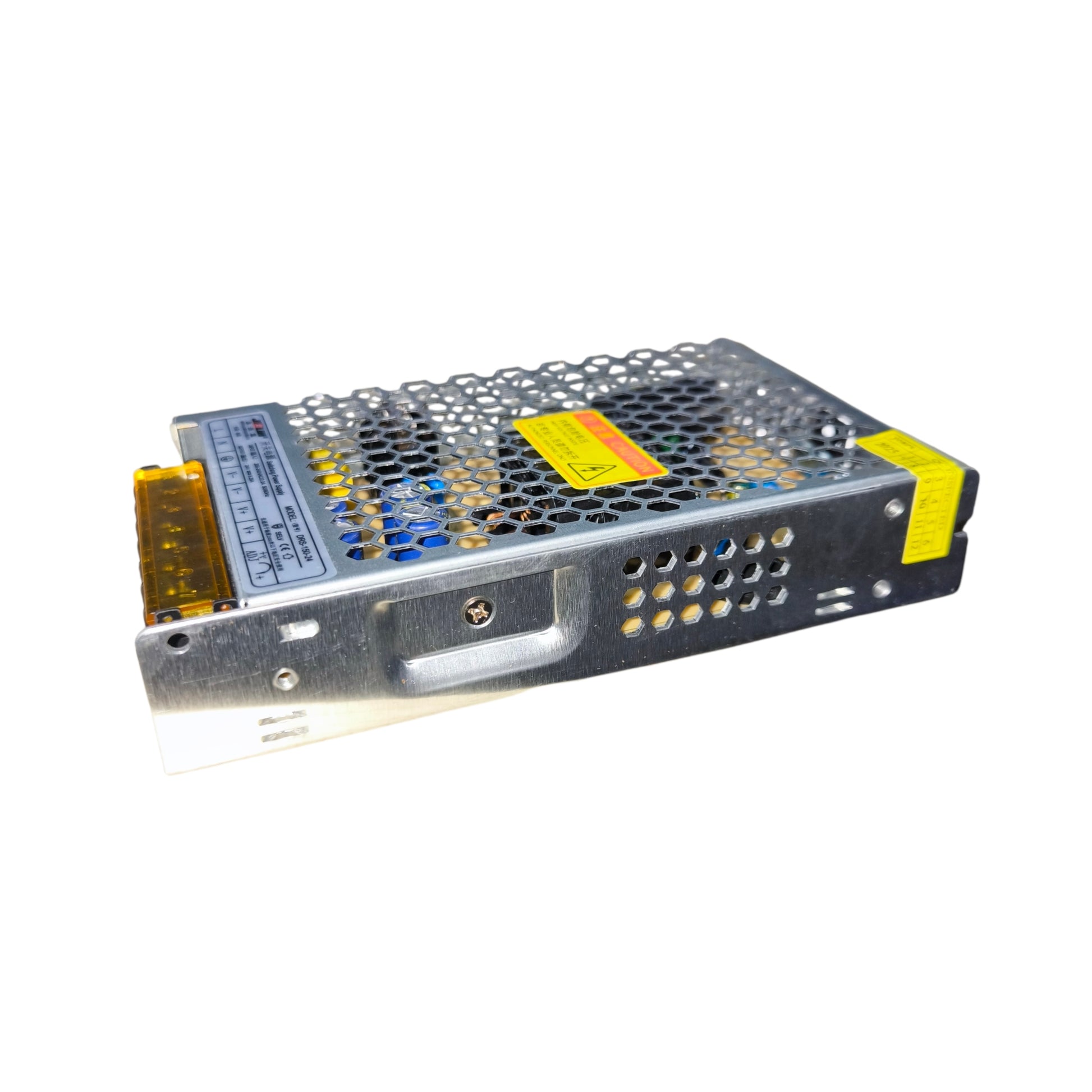 Electrical power supply module on a white background