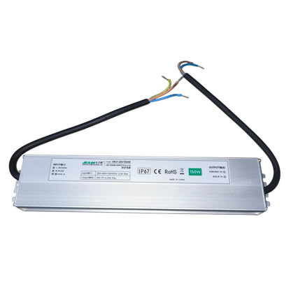 LED driver power supply with cables on a white background