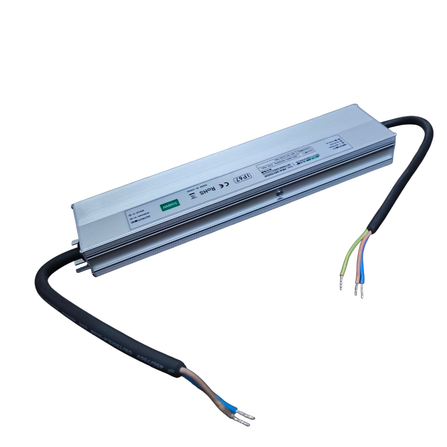 LED driver with cables on a white background
