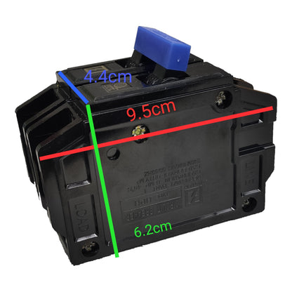 Koten 100A 2P 10 KAIC 220V Circuit Breaker Single Phase Bolt On HPH100A2P for Safety Overload