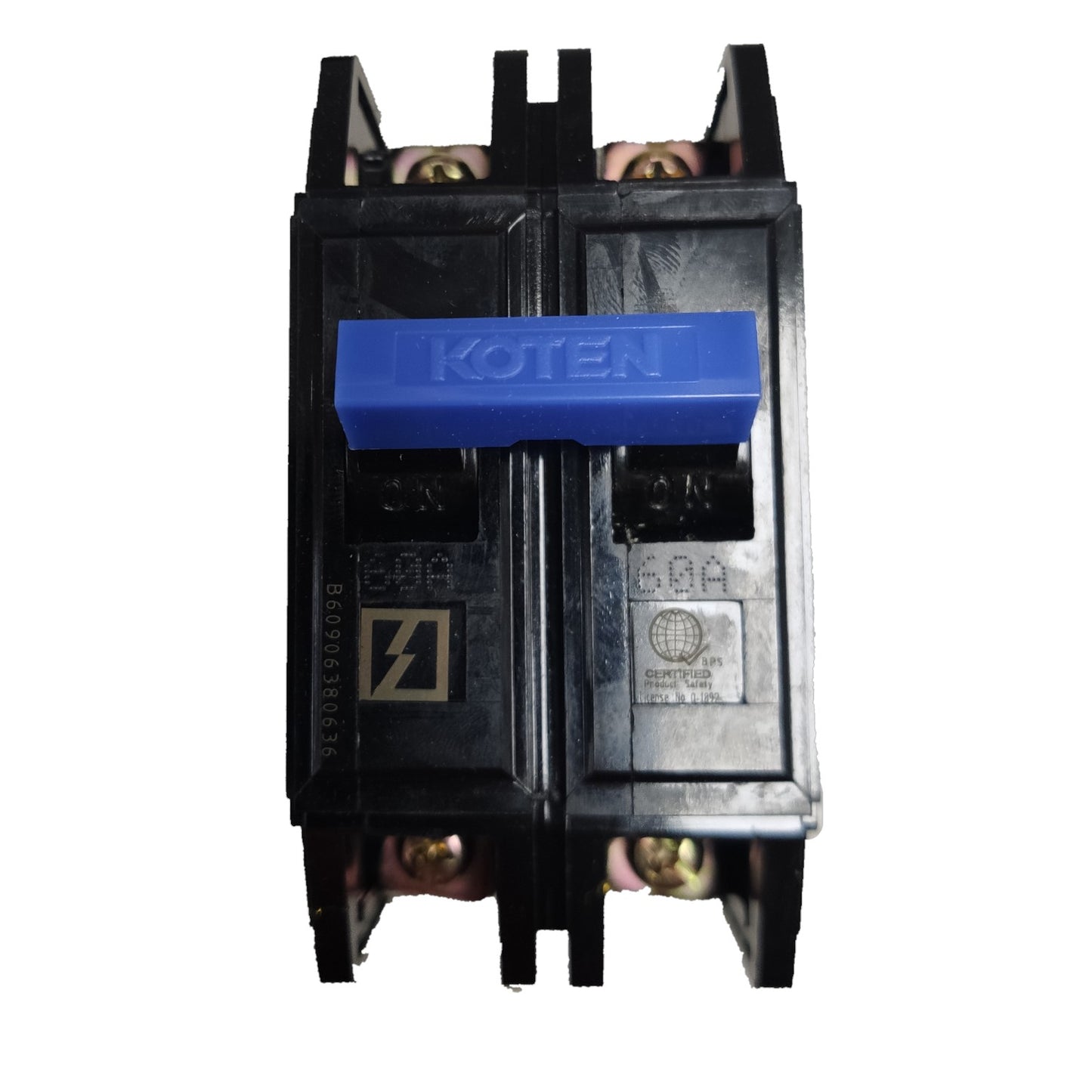 Koten 60A 2Pole 10 KAIC 220V Circuit Breaker Single Phase Bolt On HPH60A2P for Safety Overload