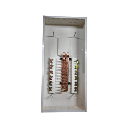 Koten 12 Branches Panel Board 2 Pole Main 250SPS 12 Branches For 2 Pole Bolt On Circuit Breaker Distribution Box Only Flush Mounted Metal Base