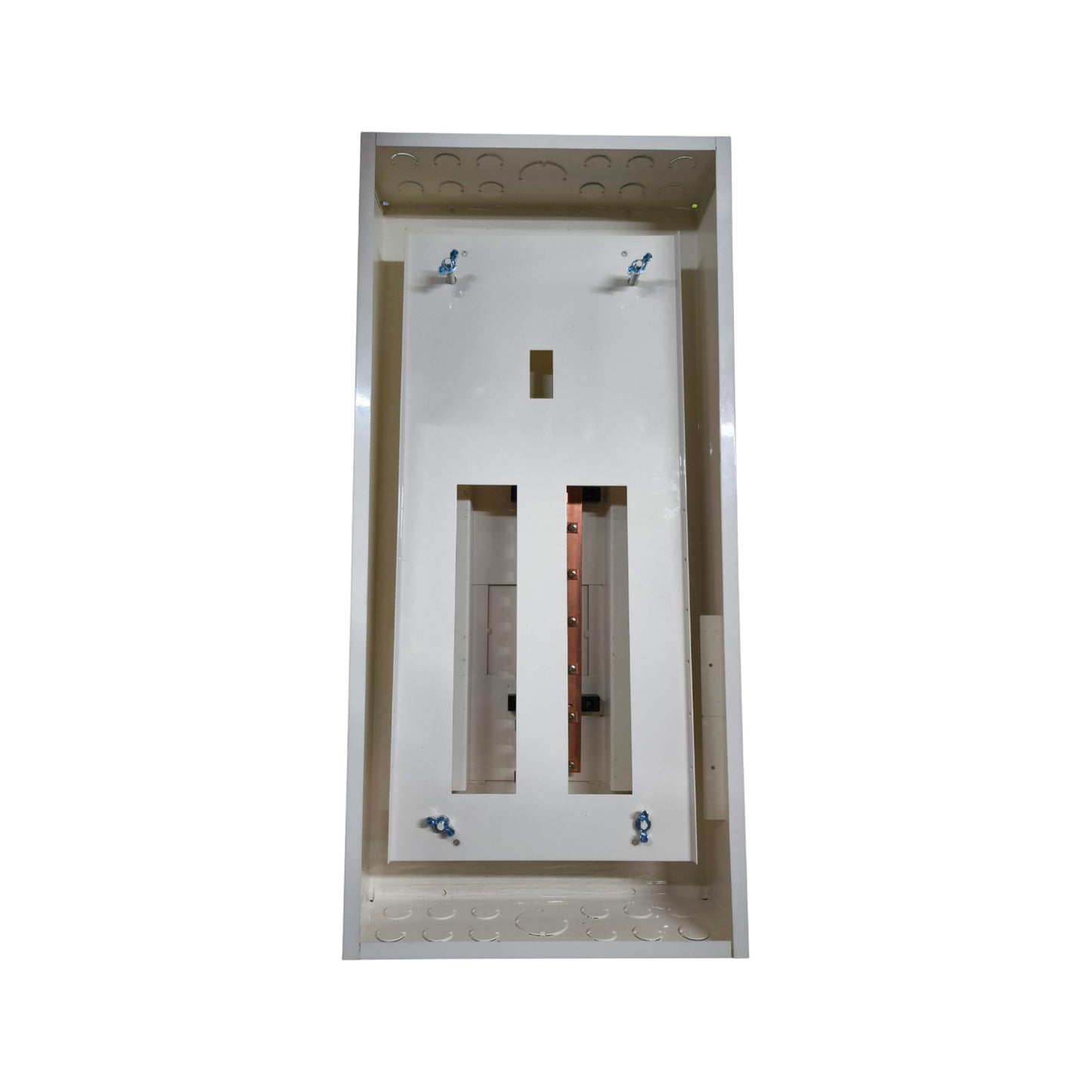 Koten 12 Branches Panel Board 2 Pole Main 250SPS 12 Branches For 2 Pole Bolt On Circuit Breaker Distribution Box Only Flush Mounted Metal Base