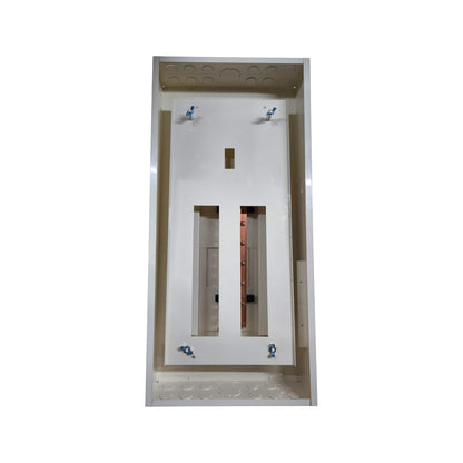 Koten 12 Branches Panel Board 2 Pole Main 250SPS 12 Branches For 2 Pole Bolt On Circuit Breaker Distribution Box Only Flush Mounted Metal Base