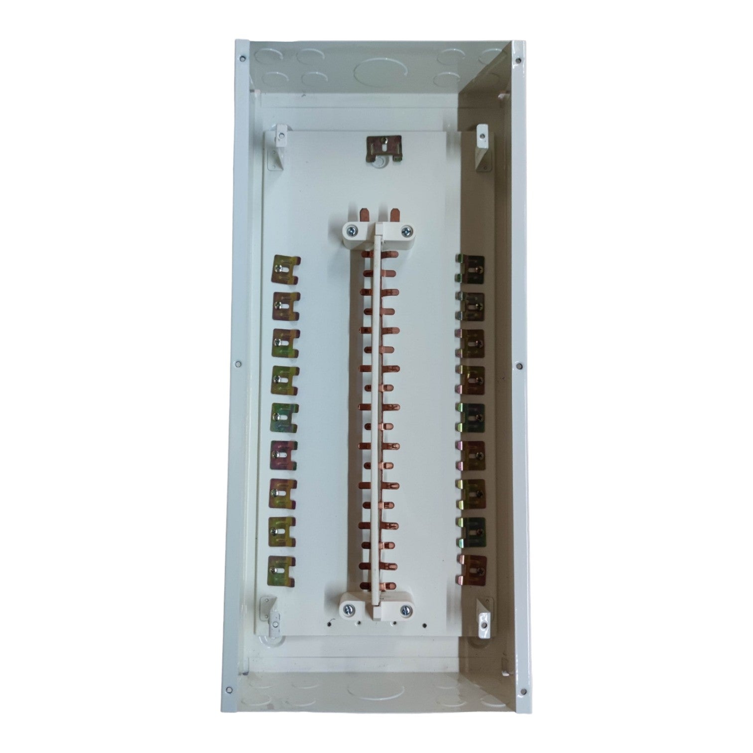 Koten 18 Branches Panel Board 2 Pole Main 2 Pole Branches for Miniature Circuit Breaker KTM1-2P18B Flush Mounted Type Metal Base Electx Electrical Supply