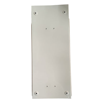 Rectangular metal plate with mounting holes on a white background Koten 20 Branches Panel Board 2 Pole Main 2 Pole Branches for Miniature Circuit Breaker KTM1-2P20B Flush Mounted Type Metal Base Electx Electrical Supply